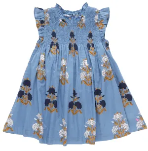 Stevie Dress | Blue Flowerette