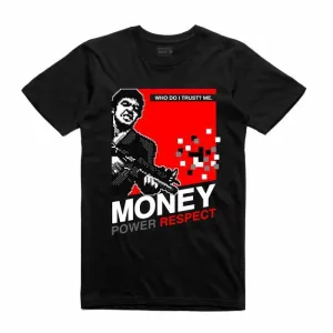 Streetwear on Demand 8 BIT SCARFACE TEE BLACK