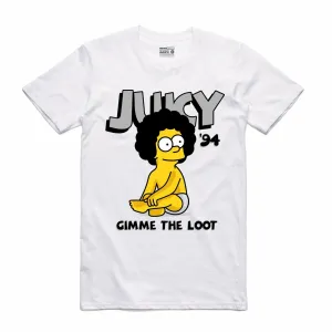 Streetwear on Demand BOOTLEG BIGGIE BART TEE WHITE