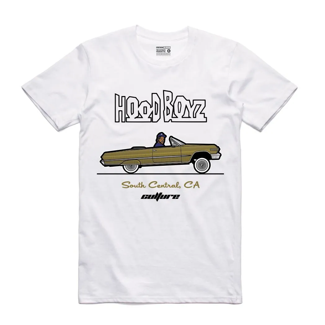 Streetwear on Demand CULTURE DOUGH BOY HOOD BOYZ TEE WHITE