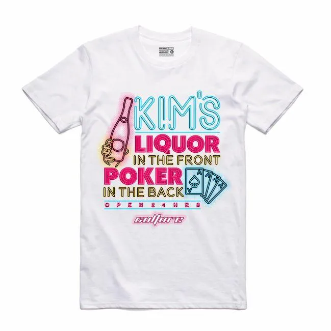 Streetwear on Demand CULTURE KIMS LIQUOR TEE WHITE