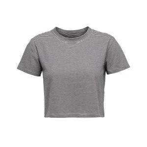Stripe Crop Short Sleeve Tee (Women's)