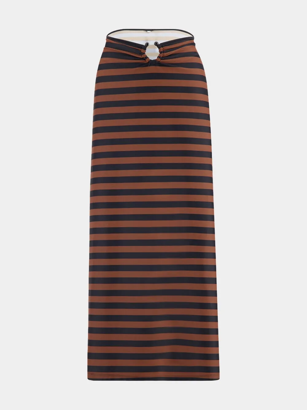 Stripes Anesha Midi Skirt