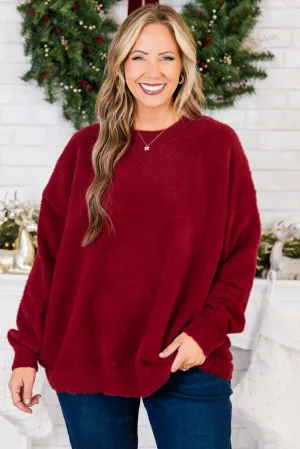 Such A Warm Heart Sweater, Red