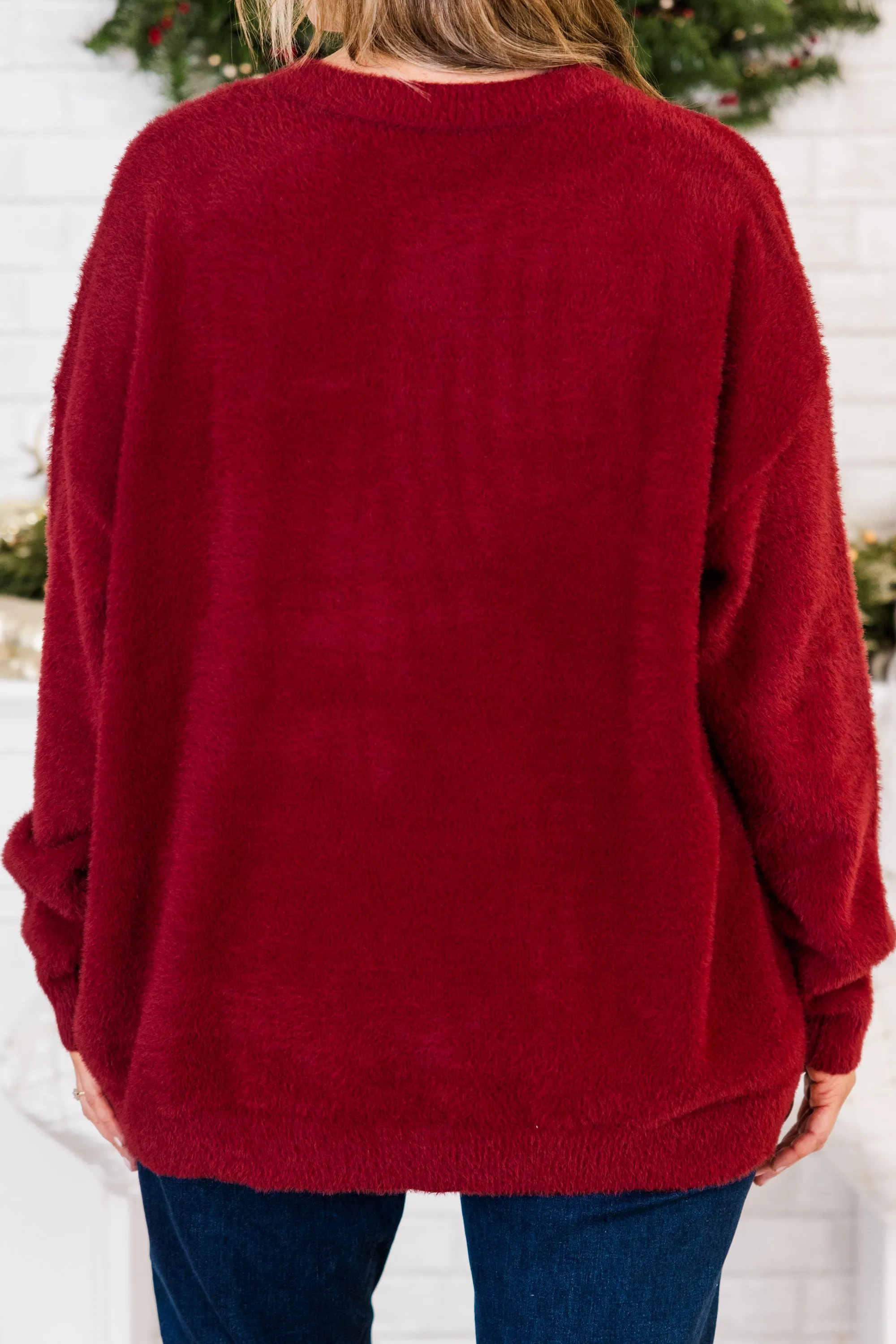 Such A Warm Heart Sweater, Red