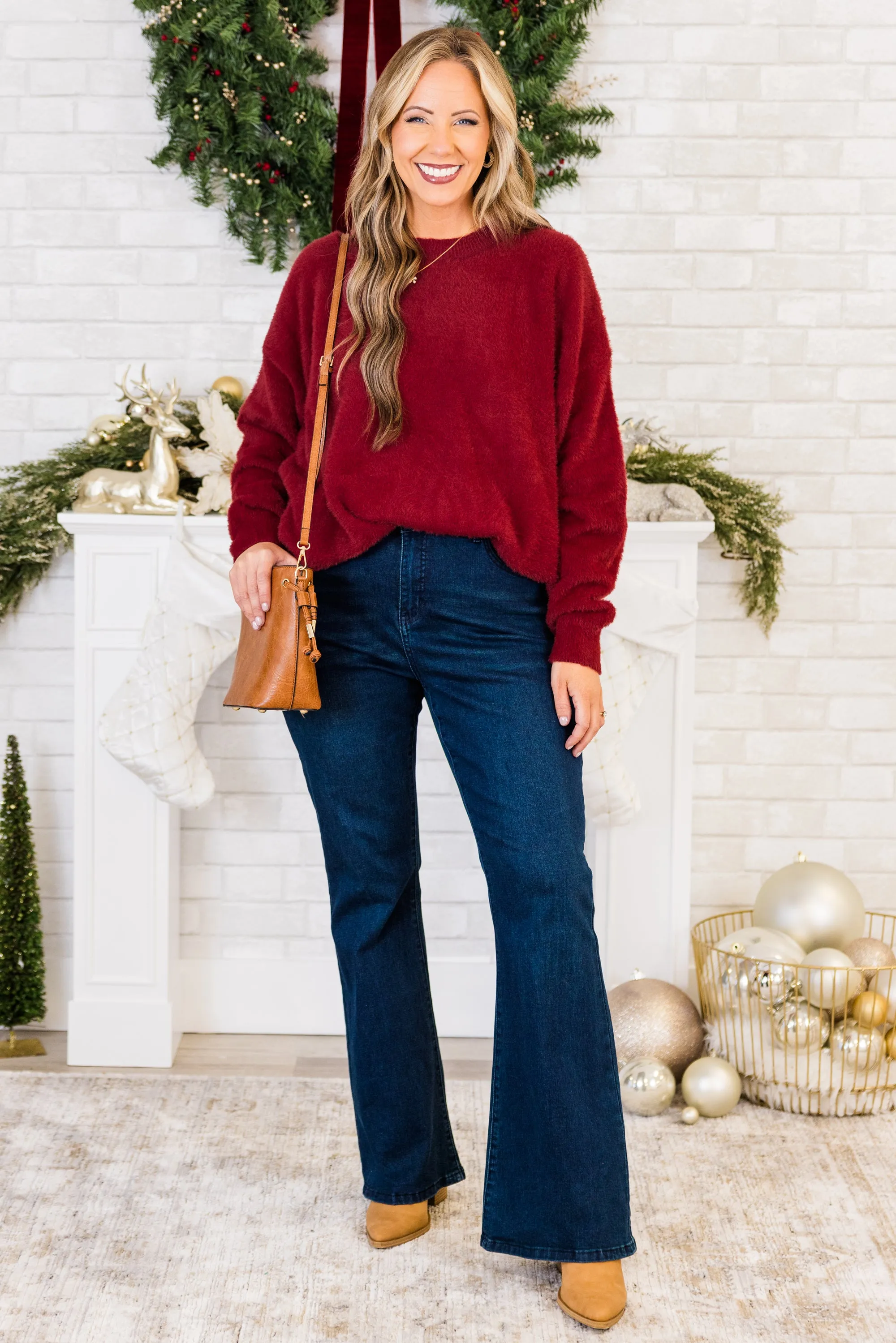 Such A Warm Heart Sweater, Red