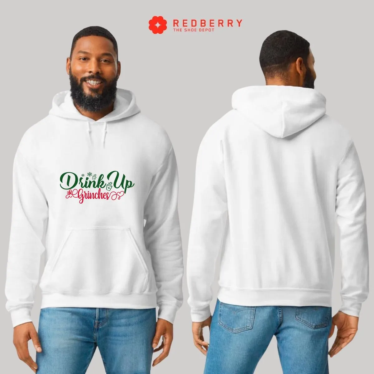 Sudadera Deportiva Hombre Navideña Hoodie 042