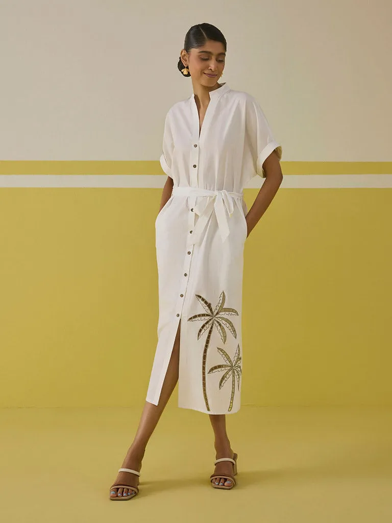 Sunshine Palm Maxi Dress