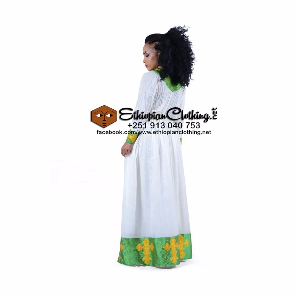 Taitu traditional habesha kemis