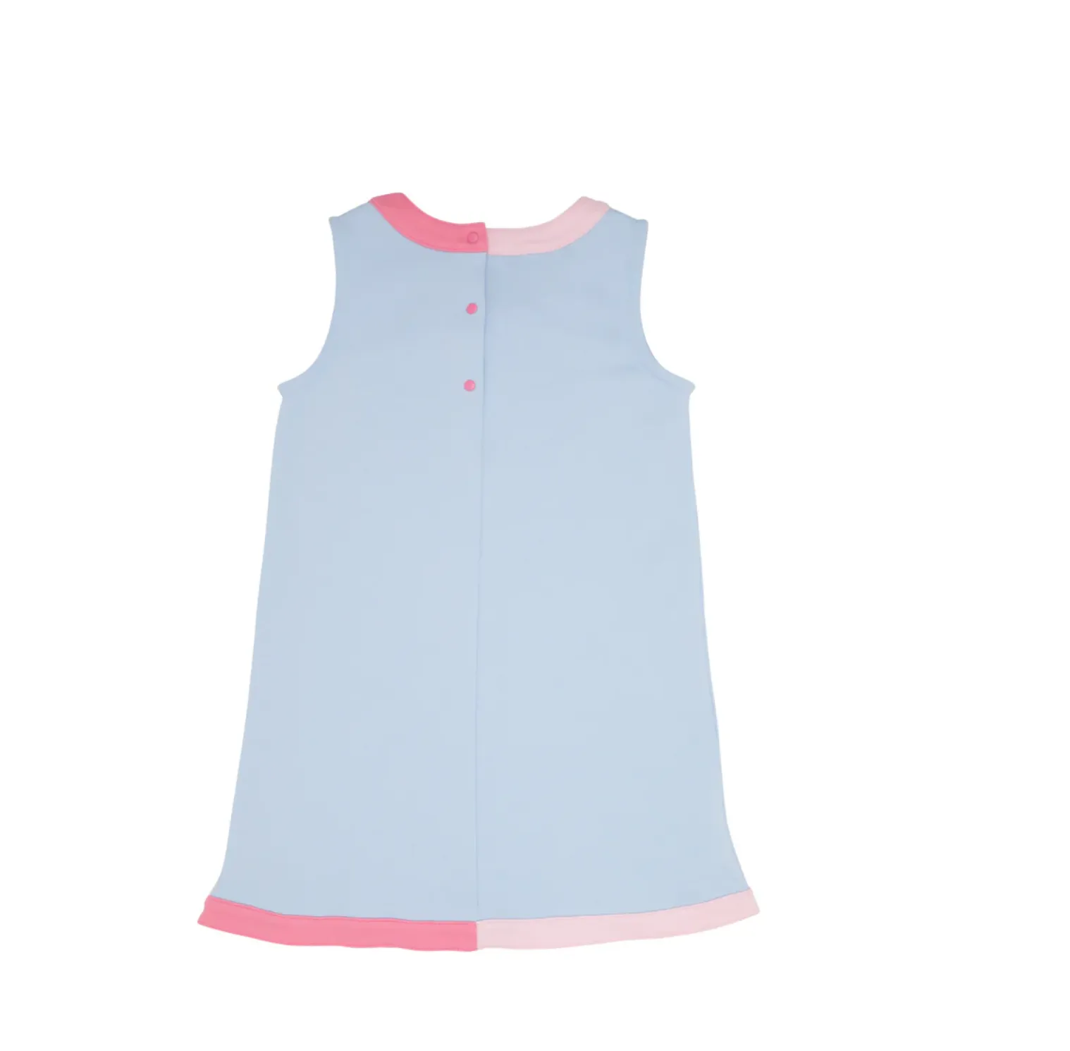 TBBC: Daisy Dress- Beale Street Blue With Palm Beach Pink & Hamptons Hot Pink Stripe