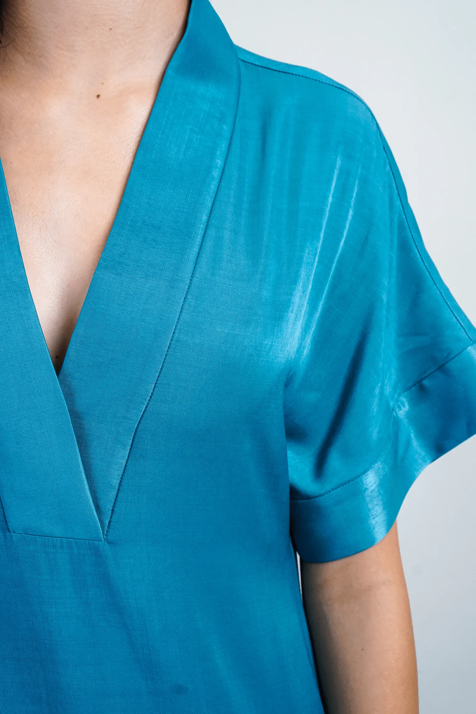 Teal Kimono Kiko Maxi Dress