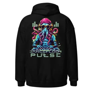 Techno Hoodie | Dancefloor Pulse | Techno Octopus