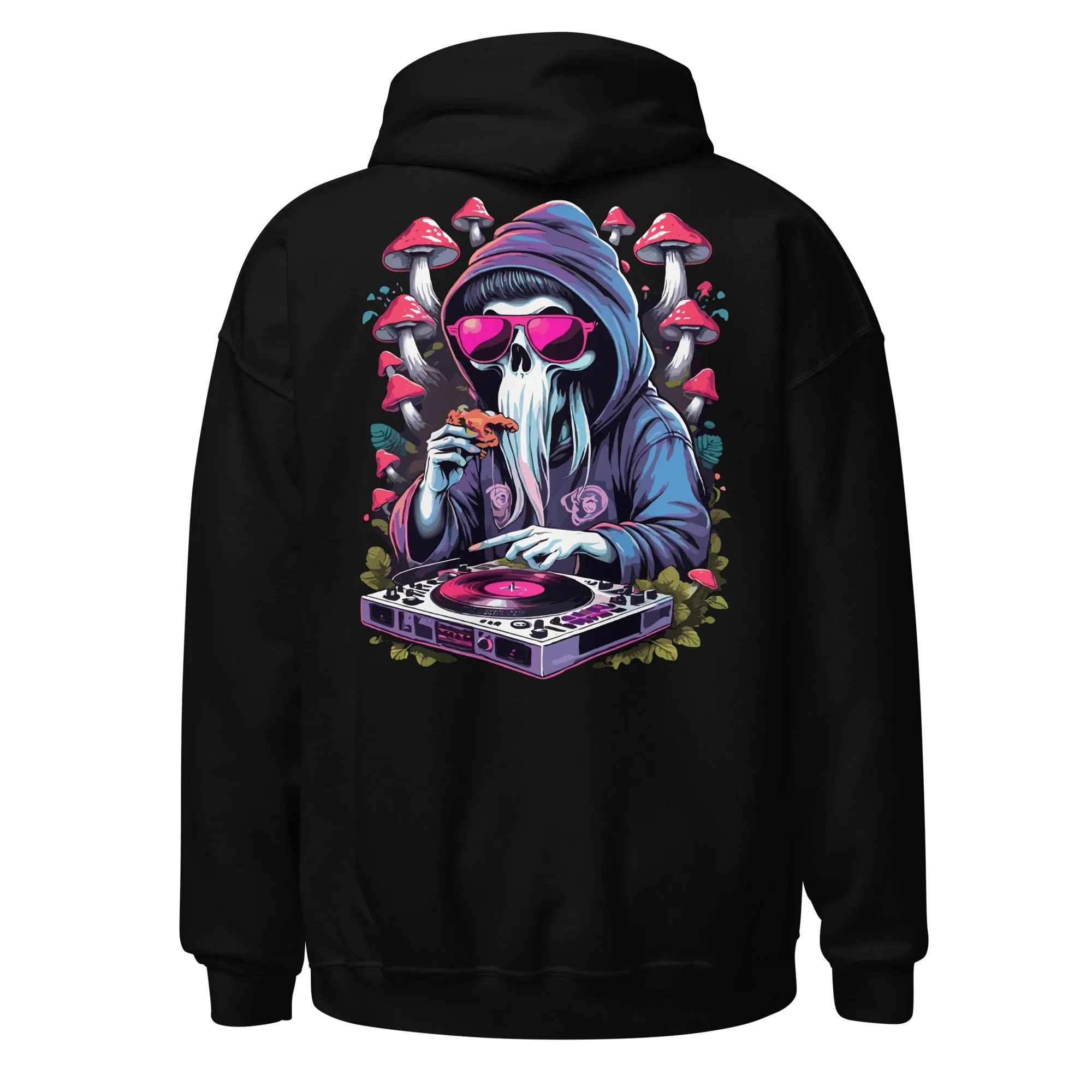 Techno Hoodie | Psychedelic DJ Ghost | Elite Techno Outfit