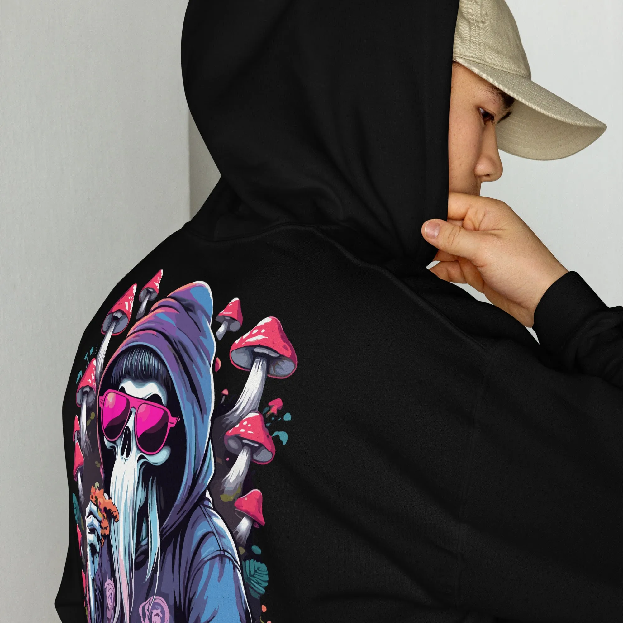 Techno Hoodie | Psychedelic DJ Ghost | Elite Techno Outfit