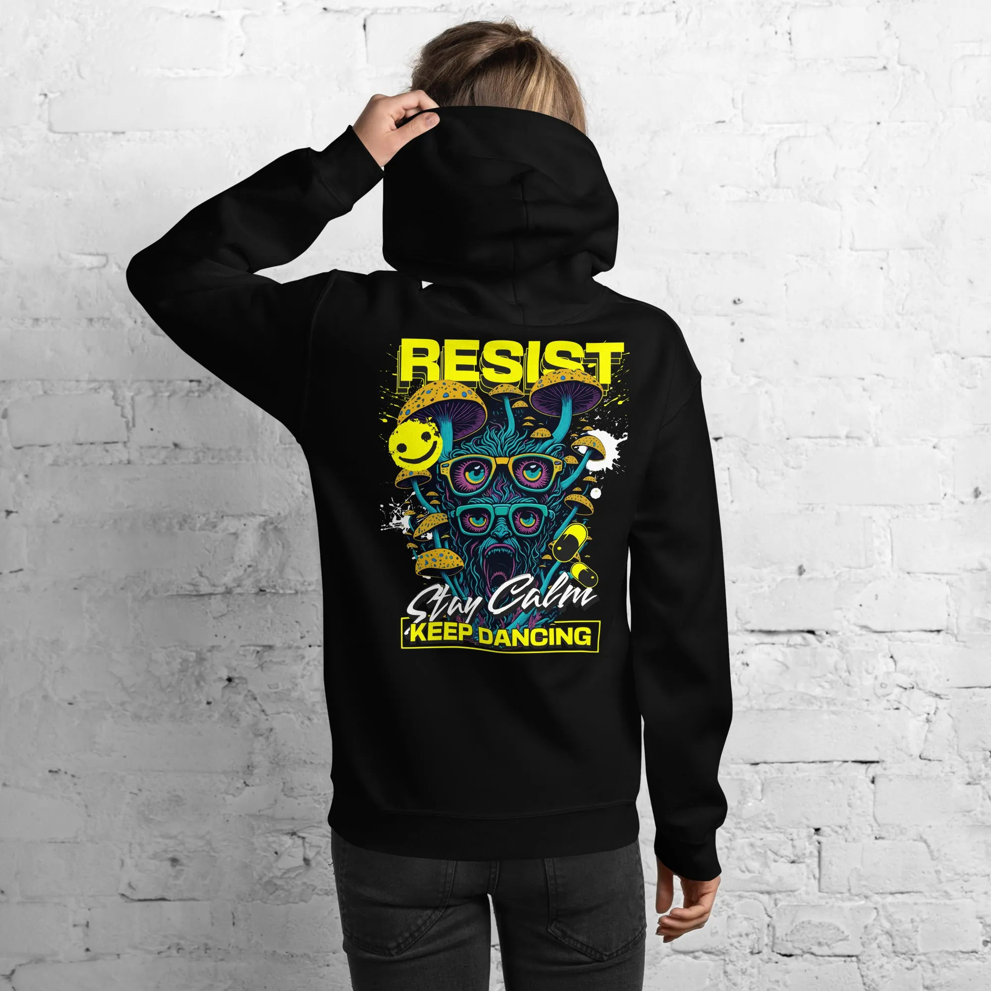 Techno Hoodie | Stay Calm & Keep Dancing | Ultimate Techno Outfit