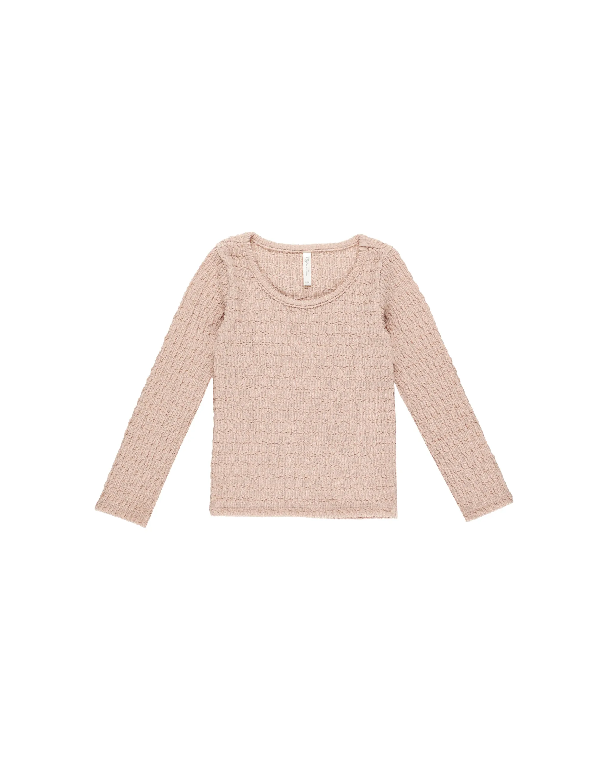 Textured Long Sleeve Top