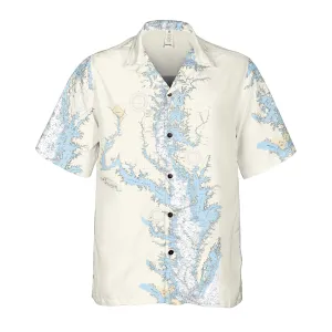 The Chesapeake Bay Nautical Adventure Coconut Button Camp Shirt