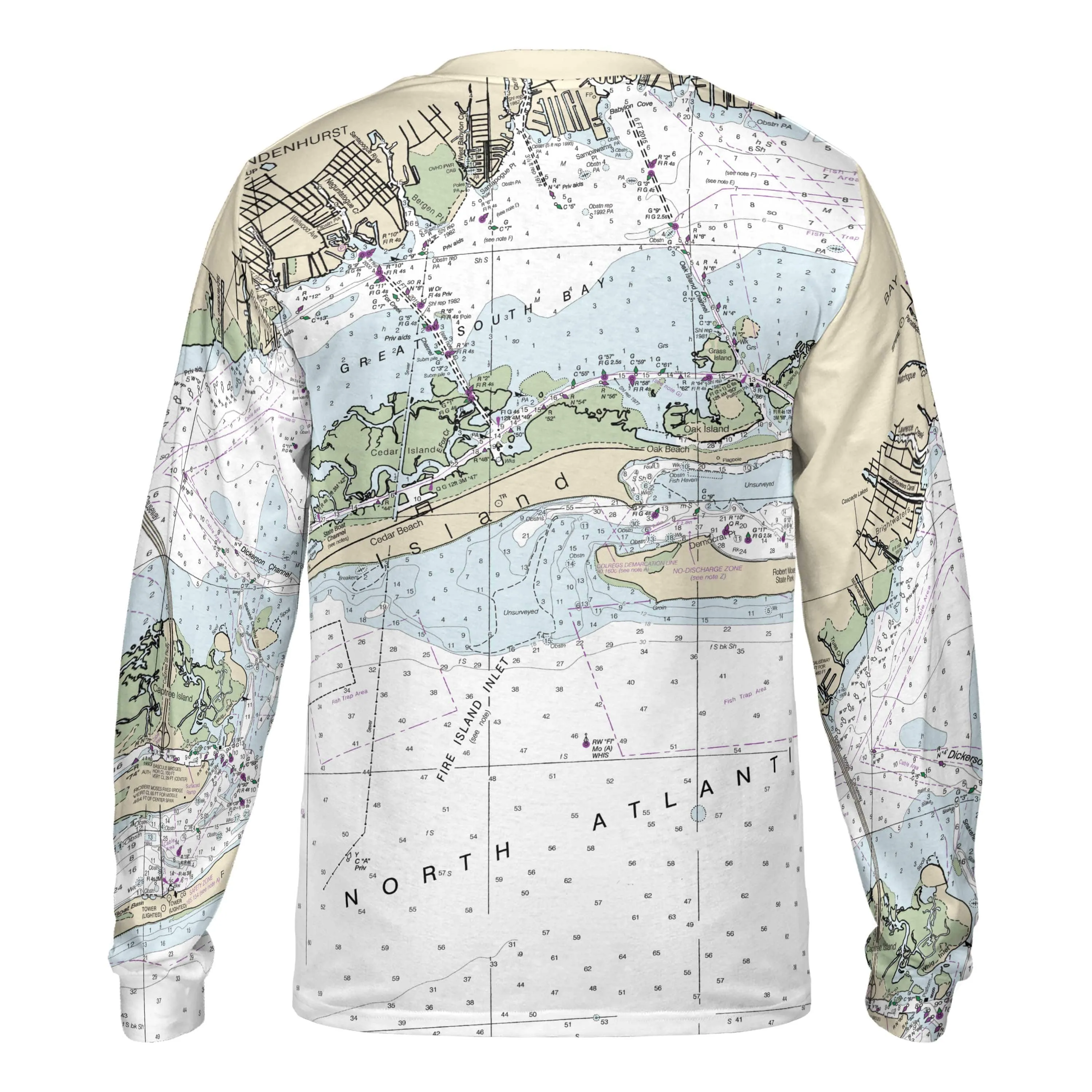 The Fire Island Inlet Long Sleeve Crewneck Tee