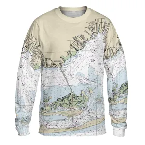 The Fire Island Inlet Long Sleeve Crewneck Tee