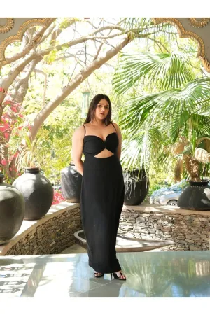 The Fiza Black Black Dress