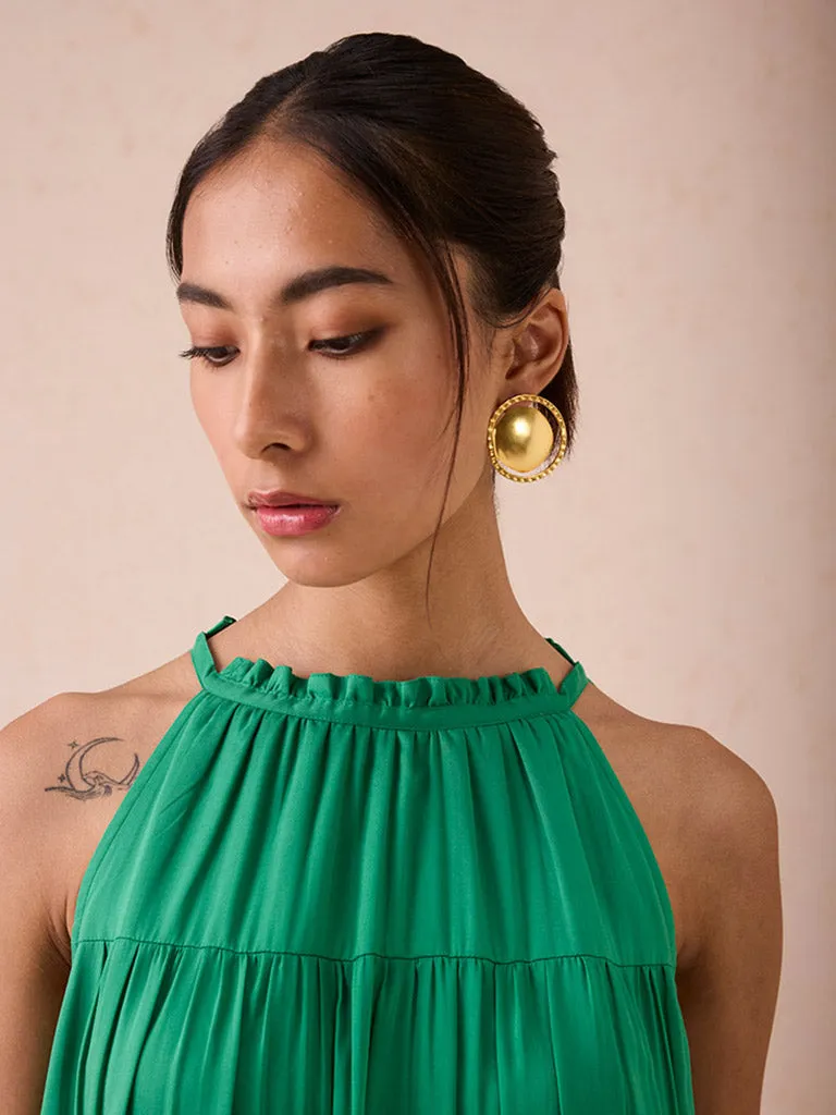 The Holiday Halter Neck Dress