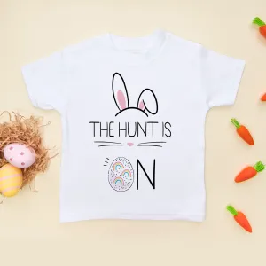 The Hunt Is On Easter Toddler T Shirt