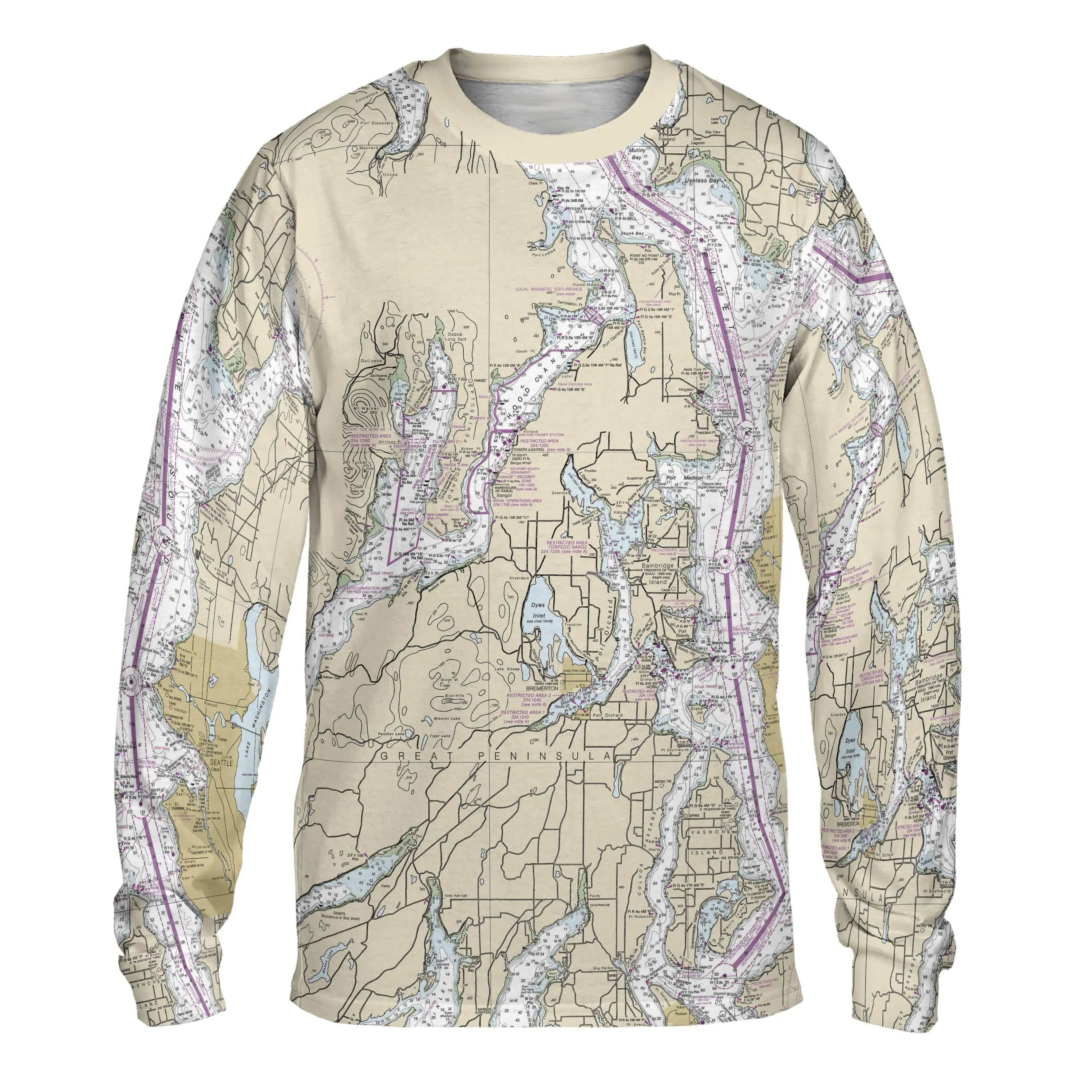 The Puget Sound Navigator Long Sleeve Tee