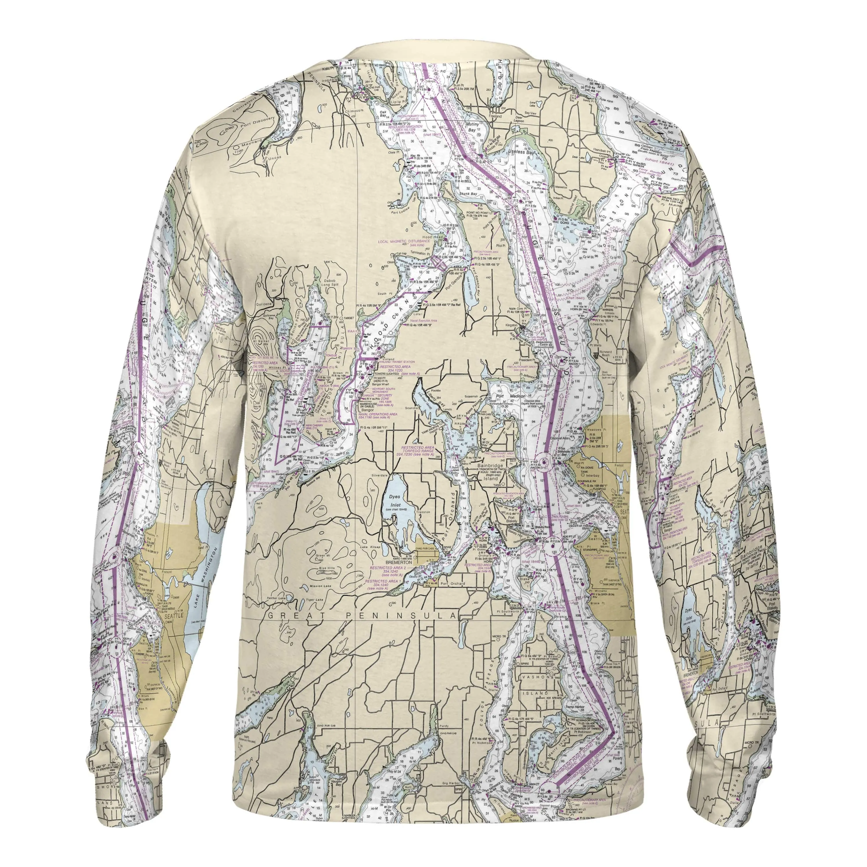The Puget Sound Navigator Long Sleeve Tee