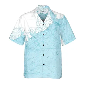 The Texas Coast Navigator Coconut Button Camp Shirt