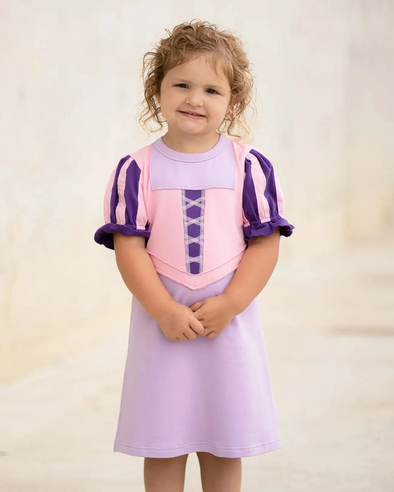 The Yellow Lamb Princess Playtime: Rapunzel Inspired Purple Dress