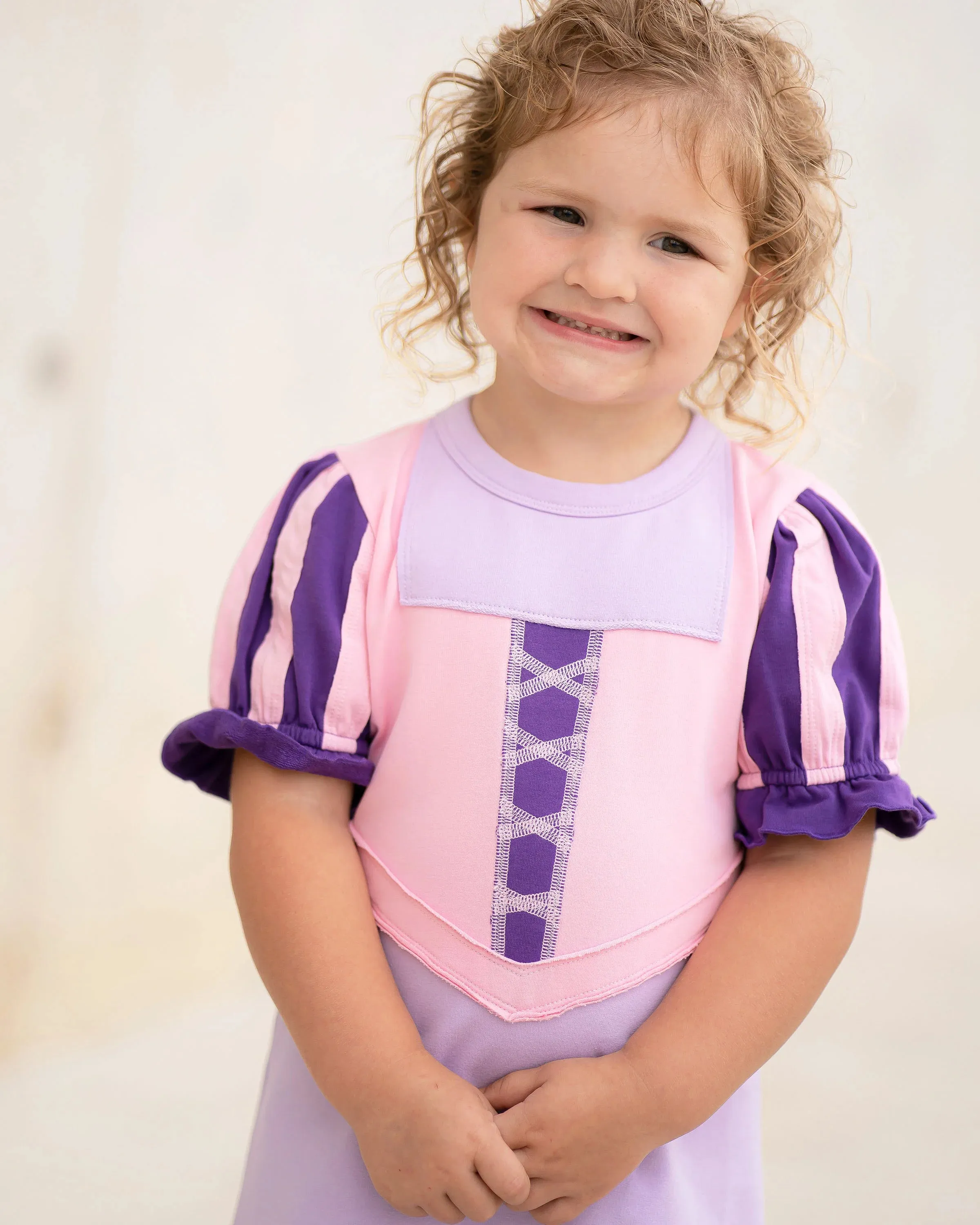 The Yellow Lamb Princess Playtime: Rapunzel Inspired Purple Dress