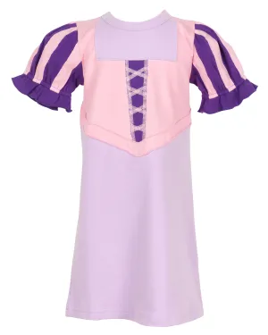 The Yellow Lamb Princess Playtime: Rapunzel Inspired Purple Dress