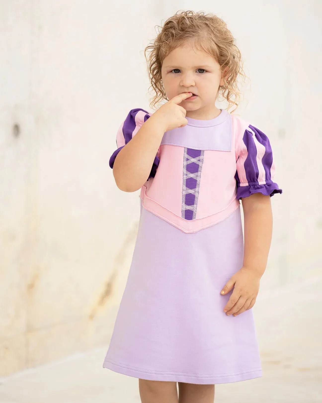 The Yellow Lamb Princess Playtime: Rapunzel Inspired Purple Dress