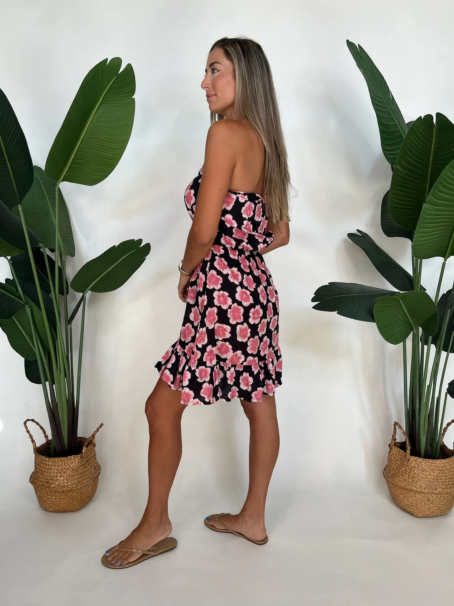 Tiare Hawaii Ryden Mini Dress Lanai Black