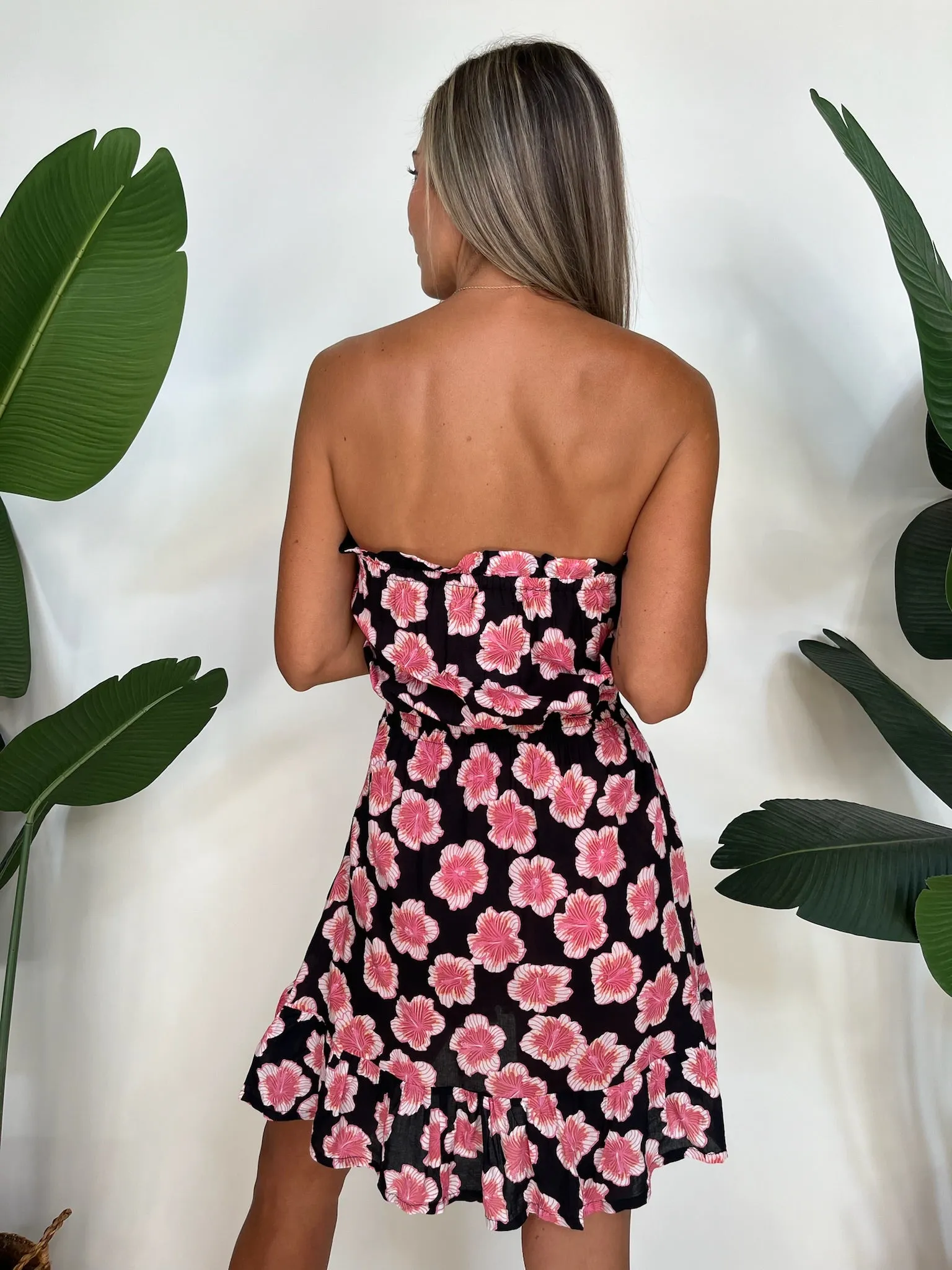 Tiare Hawaii Ryden Mini Dress Lanai Black