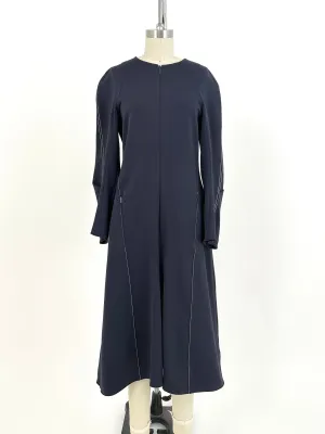 Tibi Zipper Midi Dress