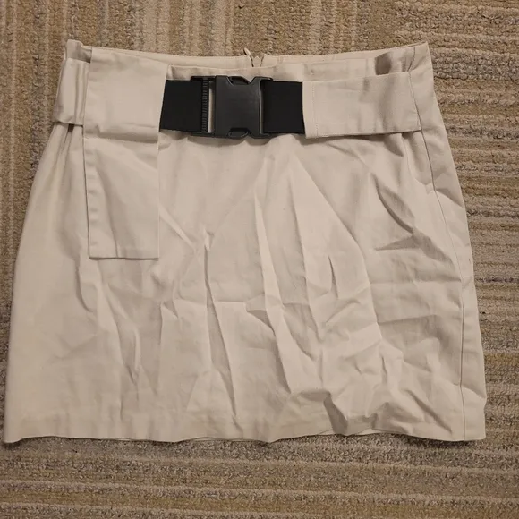 Toit Volant Khaki Mini Skirt Small