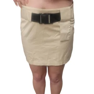 Toit Volant Khaki Mini Skirt Small