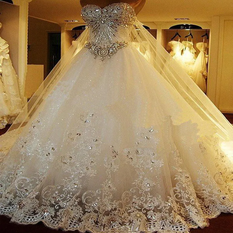 Two Piece Off Shoulder Lace Top Tulle A-line Wedding Dresses, TYP0960