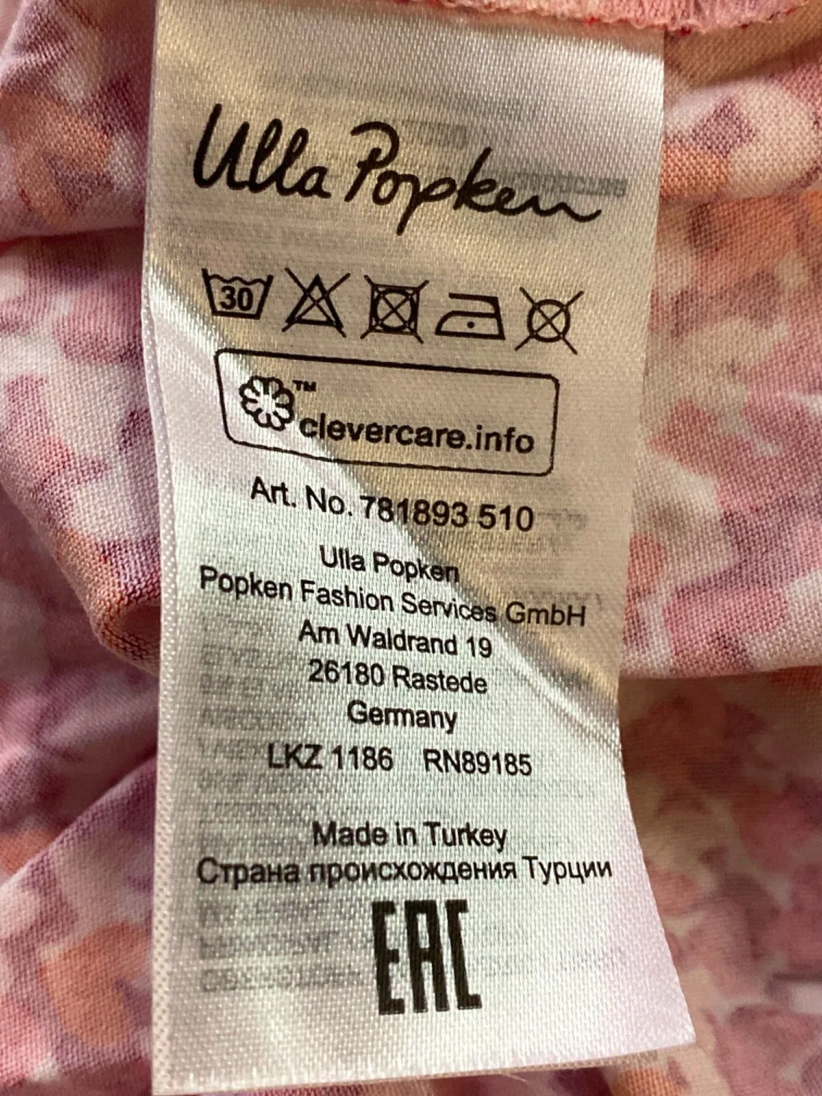 Ulla Popken Red/Pink Floral Print Sundress EU 46/48