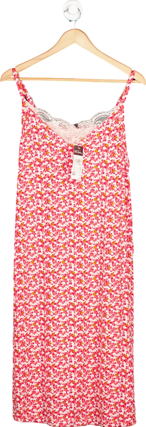 Ulla Popken Red/Pink Floral Print Sundress EU 46/48