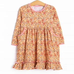 Unbe-leaf-able Dress, Yellow