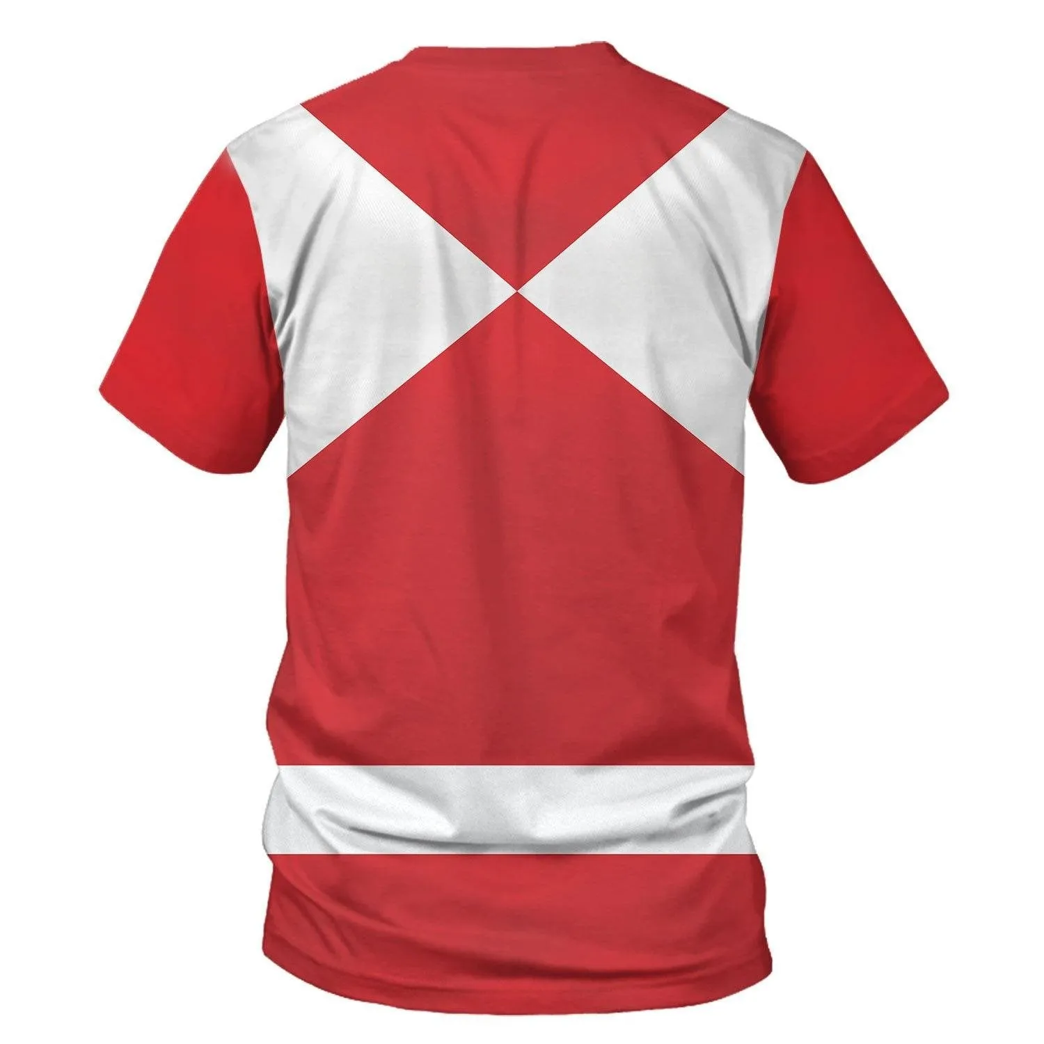 Unisex Tracksuit Hoodies Red Power Ranger 3D Costumes PRHS64 HSQT4301