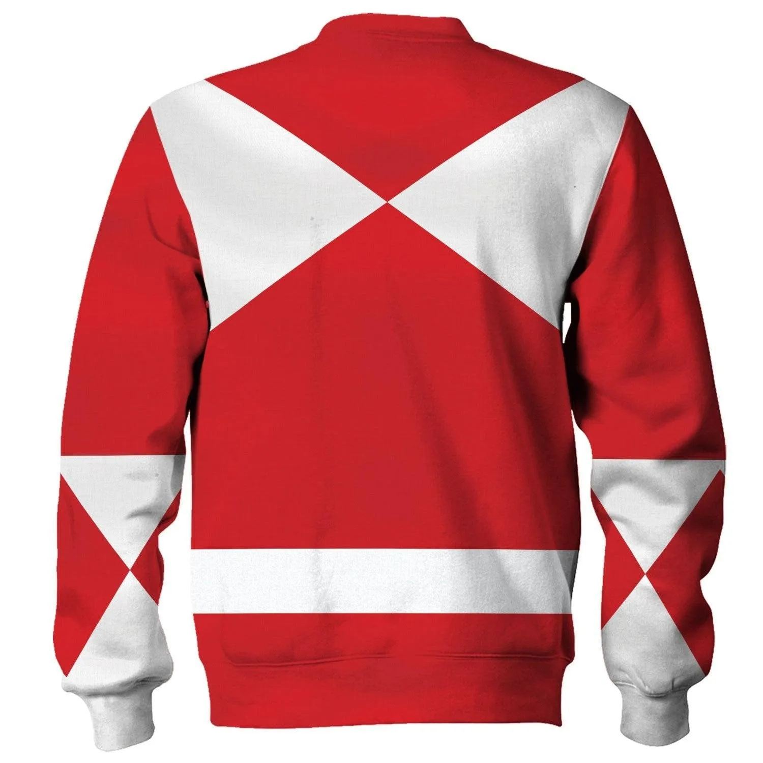 Unisex Tracksuit Hoodies Red Power Ranger 3D Costumes PRHS64 HSQT4301