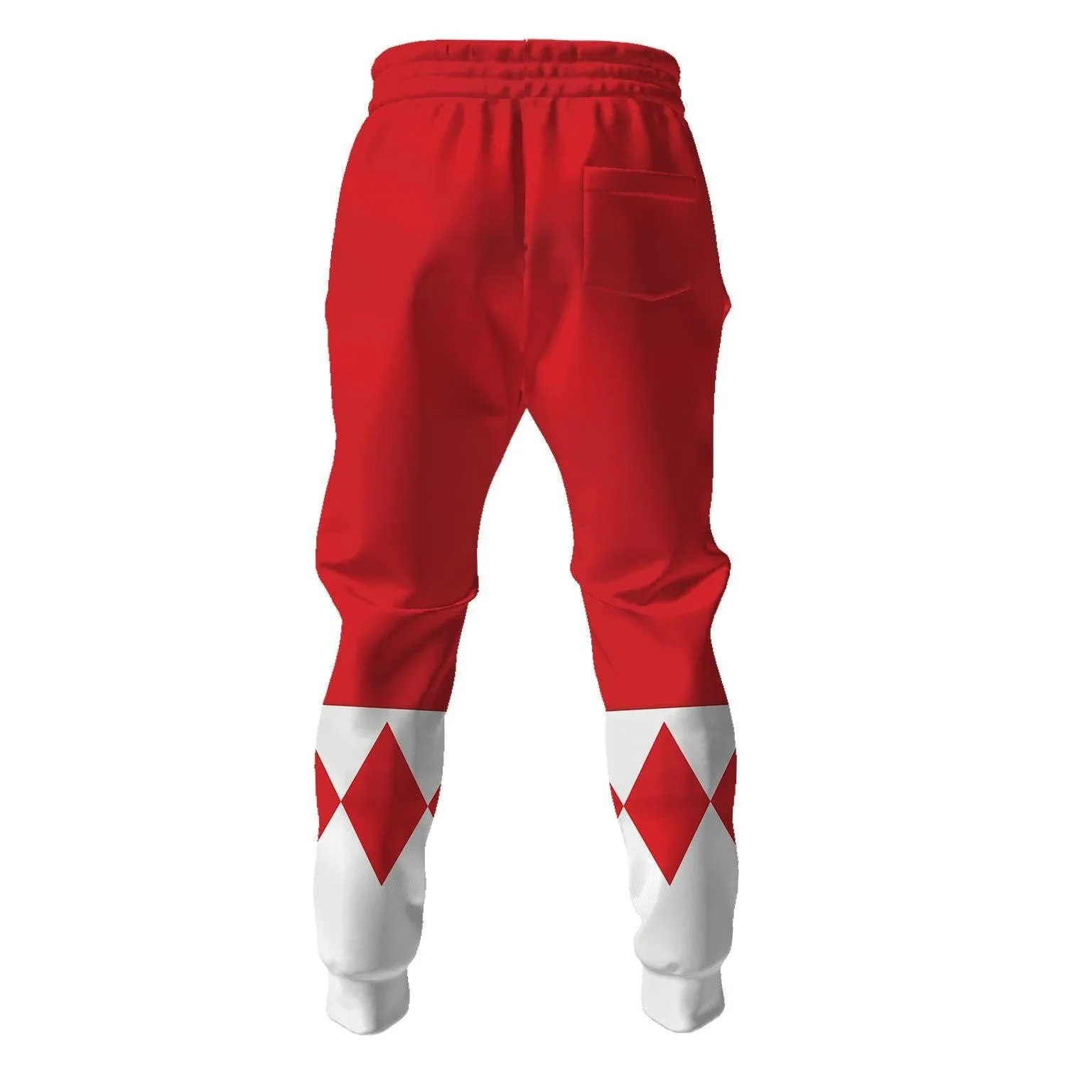 Unisex Tracksuit Hoodies Red Power Ranger 3D Costumes PRHS64 HSQT4301