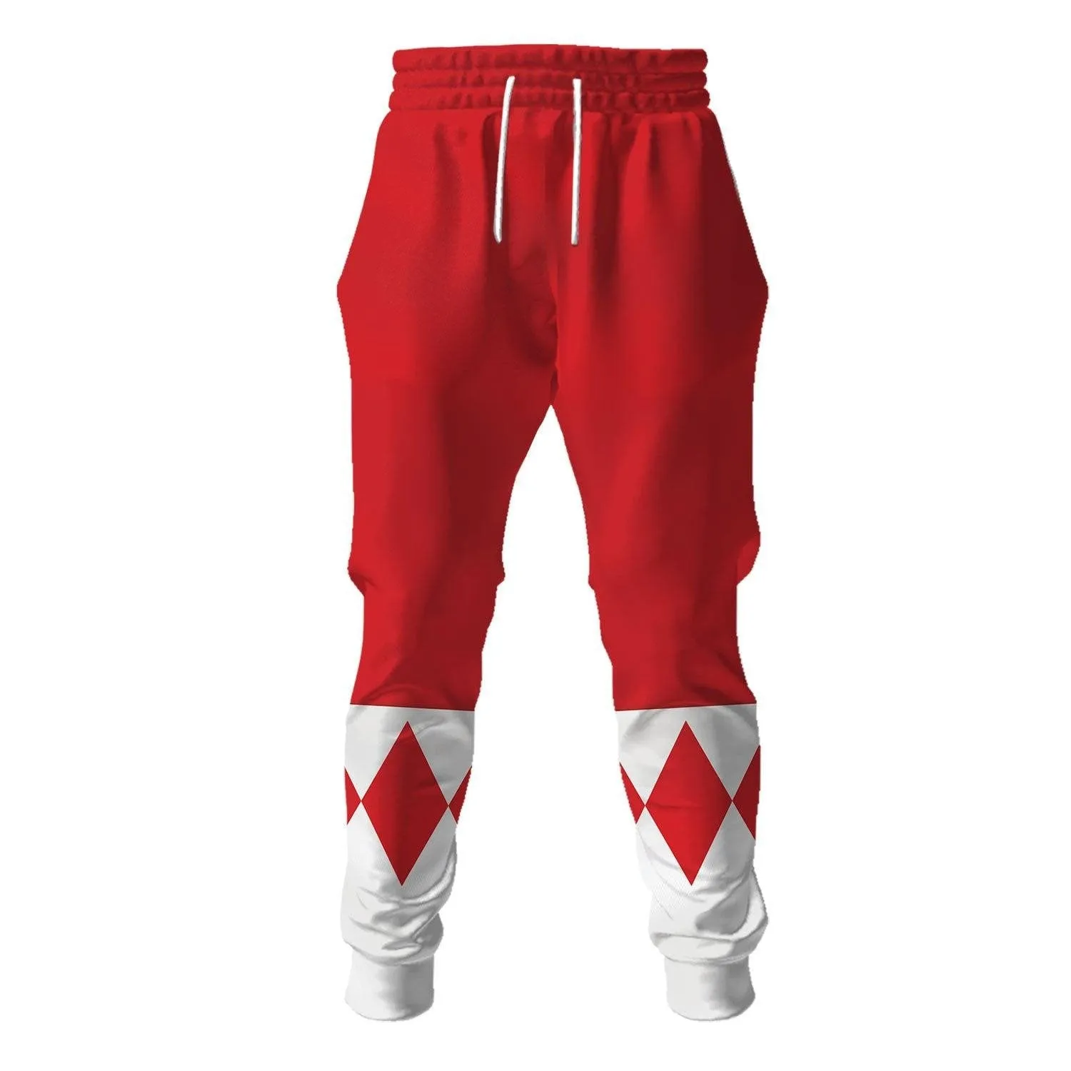 Unisex Tracksuit Hoodies Red Power Ranger 3D Costumes PRHS64 HSQT4301