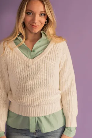 V Neck Spring Sweater