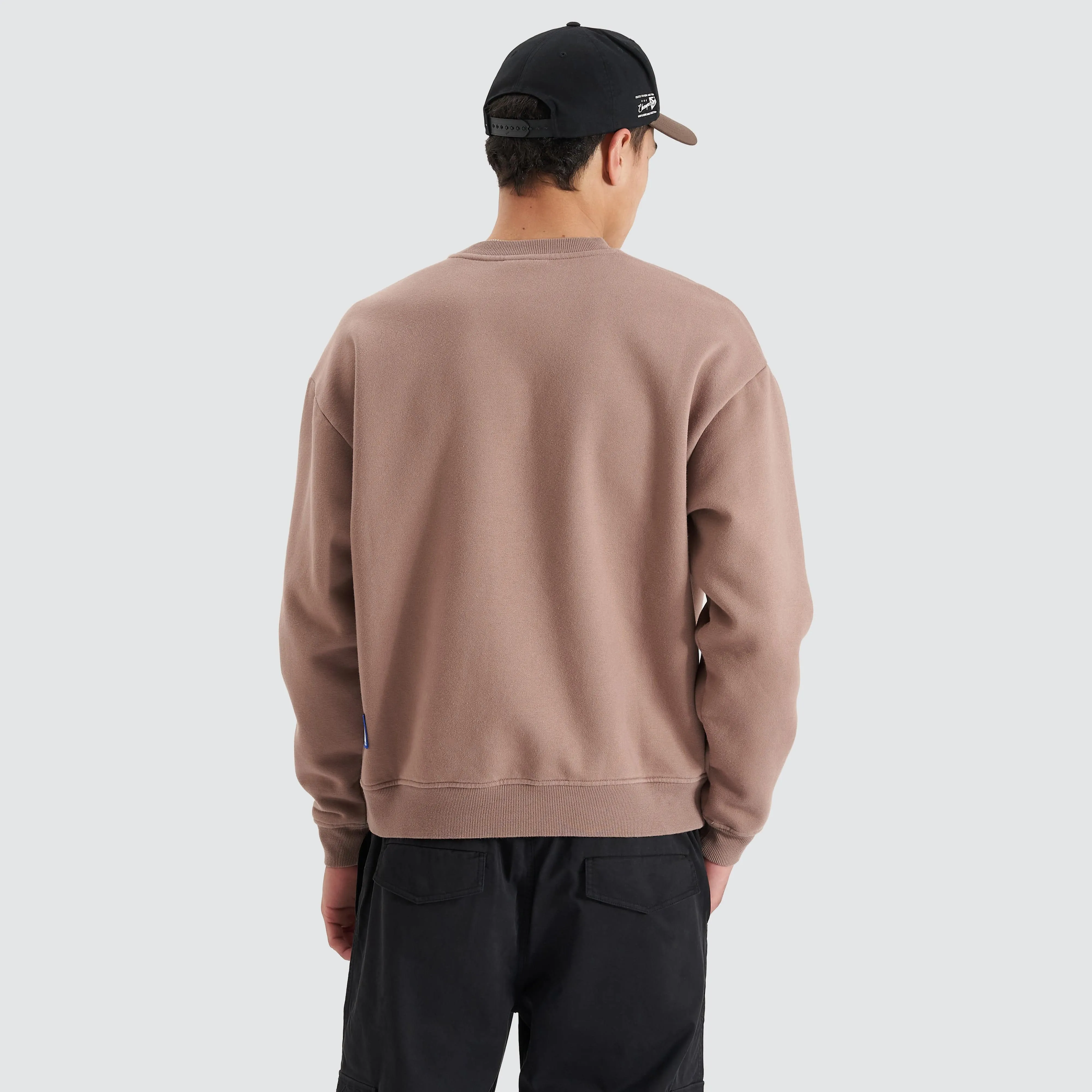 Vault Heavy Box Fit Sweater Bark