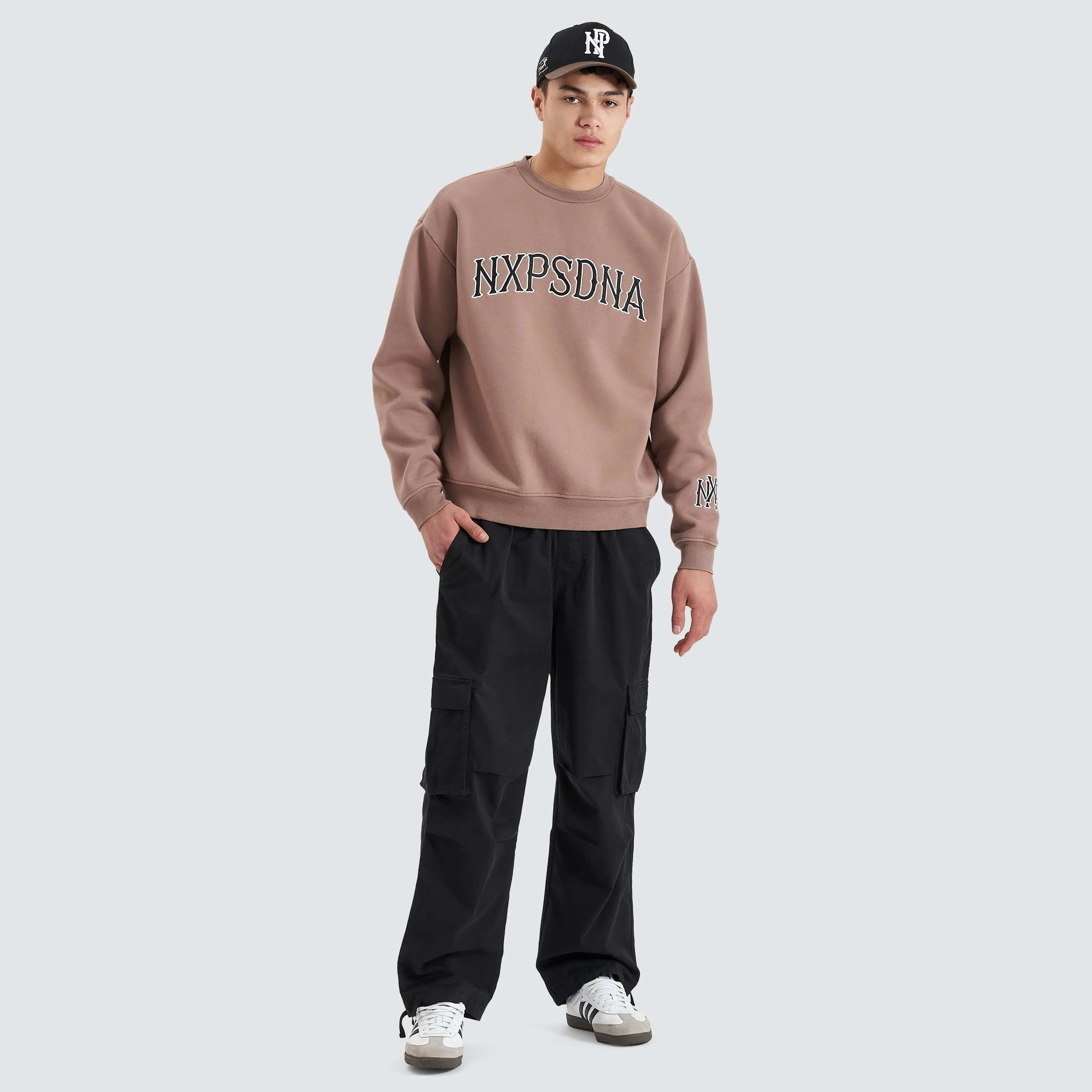 Vault Heavy Box Fit Sweater Bark