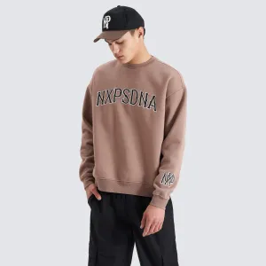 Vault Heavy Box Fit Sweater Bark